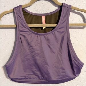 Victoria's Secret Purple Scoop Neck Sports Bra